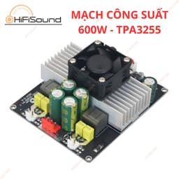 Bo mạch công suất Vire 600w với tổng công suất 600W với  IC TPA3255 8