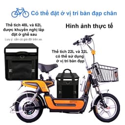 🔥Túi giữ nhiệt giao hàng 22L 32L 48L 62L bền bỉ, chống thấm nước gồm dây đeo vai túi chống nước 7