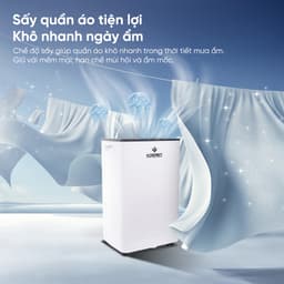 Máy Hút Ẩm Kosmen KM-60S Công Suất 60 lít/ngày, Công Nghệ Ion Âm - Hàng Chính Hãng 9