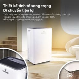 Máy Hút Ẩm Kosmen KM-60S Công Suất 60 lít/ngày, Công Nghệ Ion Âm - Hàng Chính Hãng 4