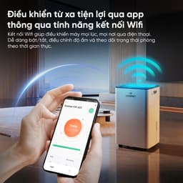 Máy Hút Ẩm Kosmen KM-60S Công Suất 60 lít/ngày, Công Nghệ Ion Âm - Hàng Chính Hãng 8