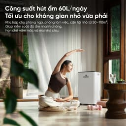 Máy Hút Ẩm Kosmen KM-60S Công Suất 60 lít/ngày, Công Nghệ Ion Âm - Hàng Chính Hãng 5