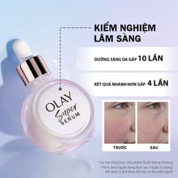 Tinh Chất Super Serum Olay Trắng Da Mờ Thâm Trẻ Hóa, Cấp Ẩm Căng Bóng Chai 30ml 5