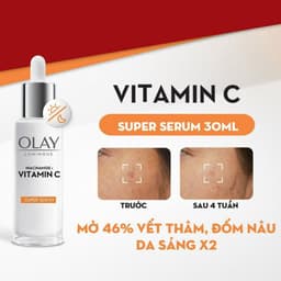 Tinh Chất Super Serum Olay Trắng Da Mờ Thâm Trẻ Hóa, Cấp Ẩm Căng Bóng Chai 30ml 6