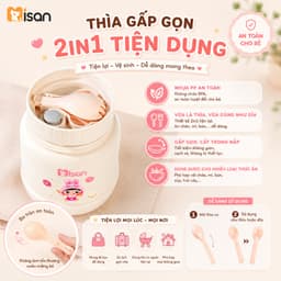 Bình Đựng Cháo Giữ Nhiệt Inox MISAN Cho Bé, Bình Đựng Canh Thức Ăn Văn Phòng 5