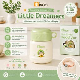 Bình Đựng Cháo Giữ Nhiệt Inox MISAN Cho Bé, Bình Đựng Canh Thức Ăn Văn Phòng 6