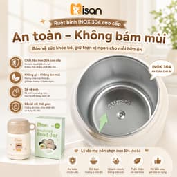 Bình Đựng Cháo Giữ Nhiệt Inox MISAN Cho Bé, Bình Đựng Canh Thức Ăn Văn Phòng 4