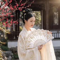 Quạt Xếp Ren Cầm Tay Bướm Ánh Vàng Kim Vintage Style Lolita/Sườn Xám - Phụ Kiện Chụp Ảnh Cổ Trang - Đa Dạng Phong Cách 2