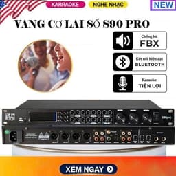 Vang JB Prosound S90Pro Limited Chống Hú Tự Động, Echo, Delay, Reverb Chỉnh Music, Micro Và Effect Cho Âm Hay, Mượt Mà. 4