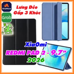 Bao Da MTB Xia0mi REDMI PAD 2 9.7" - POCO PAD C1 2026 Gấp 3 Khúc Lưng Dẻo 1