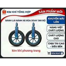 (PT) Càng Lái Xe Lôi,XE KÉO BA BÁNH Mini,Càng Xoay bánh Rùa 1