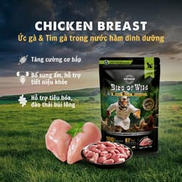 Pate Cao Cấp Bite of Wild Hộp 12 Gói 70G, Công Thức Sữa Dê Cho Mèo Từ 2 Tháng - MÉO CHÒ UNI 6