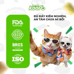 Thức Ăn Cho Mèo Keepo K1 Skin & Coat 1kg – Hạt Mèo Omega 3 Cá Hồi Đẹp Da Mượt Lông - MÉO CHÒ UNI 3