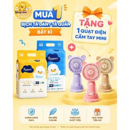 [ KÈM QUÀ ] 1 BỊCH Tã/bỉm ROUYA siêu thấm, lành tính cho bé size NB,S,M,L,XL,XXL,XXXL 2