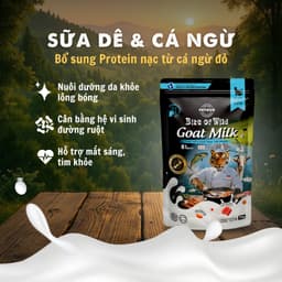 Pate Bite of Wild Túi 70G Công Thức Sữa Dê, Nguồn Đạm Tự Nhiên Cho Mèo Từ 2 Tháng Tuổi - MÉO CHÒ UNI 4