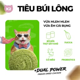 Thức Ăn Cho Mèo Keepo K2 Hairball Care 1KG – Hạt Mèo Tiêu Búi Lông, Hỗ Trợ Tiêu Hóa - MÉO CHÒ UNI 5