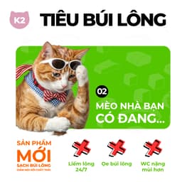 Thức Ăn Cho Mèo Keepo K2 Hairball Care 1KG – Hạt Mèo Tiêu Búi Lông, Hỗ Trợ Tiêu Hóa - MÉO CHÒ UNI 9