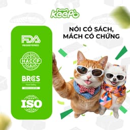 Hạt Cho Chó Keepo K3 1kg - Giúp Lông Bóng Mượt, Phát Triển Xương Khớp - Có Topping Thịt Sấy - MÉO CHÒ UNI 3