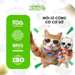 Hạt Cho Chó Keepo K4 1KG - Chăm Sóc Tiêu Hóa có Topping Gà Sấy Sữa Dê - MÉO CHÒ UNI 3