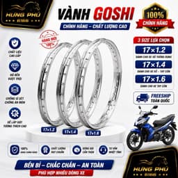 Vành goshi (niềng)1.2 -1.4 -1.6 1