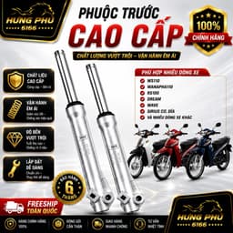 Phuộc trước. giảm sóc trước xe số. ws110/wa@110 (cơ +đĩa) 1