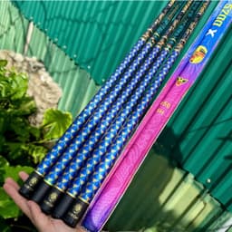 Danh Chấn Thiên Hạ Cần Câu Tay 5H Bản Tím Kích Thước 5m4 Chất Liệu Carbon Tặng Kèm Ngọn 2