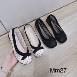 {FORM TO LÙI SZ} Giày Bệt Chấm Bi Mũi Nhọn (MM27) 5