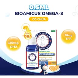BIOAMICUS OMEGA -3 ( Hộp 30 ml ) bổ sung DHA EPA Giúp Tăng Cường Trí Não,bé thông minh> BUNBUN SHOP 20 2