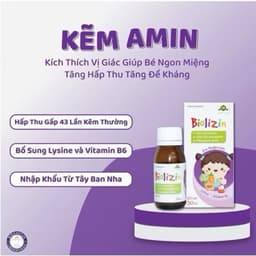 BIOLIZIN ( Lọ 50ml ) Bổ Sung Kẽm Hỗ Trợ Trẻ Ăn Ngon Miệng, Phát Triển Thể Chất, Tăng Sức Đề Kháng> BUN BUN SHOP 3