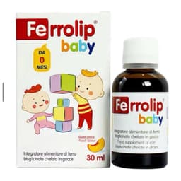 Ferrolip Baby  ( Lọ 30ml )  Sắt Hữu Cơ Cho Bé Dạng Nhỏ Giọt Hương Đào Thơm Ngon Dễ Uống>BUN BUN SHOP 1