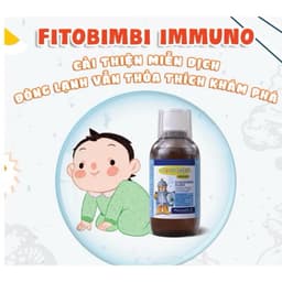 FITOBIMBI IMMUNO ( Chai 200ml) Siro Tăng Đề Kháng Cho Bé Hỗ Trợ Miễn Dịch< BUNBUN SHOP 1