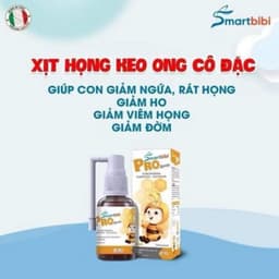 Xịt Họng Keo Ong Cô Đặc Smartbibi Pro Spray Hỗ Trợ Làm Dịu Họng, Đau Họng, Giảm Ho Cho Bé< BUNBUN SHOP 1