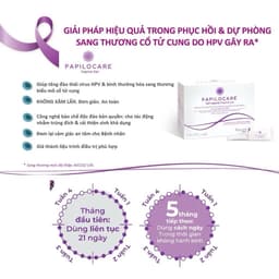 ( HỘP 21 TUÝP ) Gel đặt âm đạo Papilocare Gel Vaginal hỗ trợ đào thải HPV> BUN BUN SHOP 3