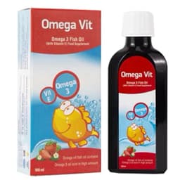 OMEGA VIT ĐỎ Bổ Sung Omega, DHA ,Khoáng Chất tốt Cho Não Bộ Và Mắt cho bé >BUN BUN SHOP 2