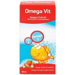 OMEGA VIT ĐỎ Bổ Sung Omega, DHA ,Khoáng Chất tốt Cho Não Bộ Và Mắt cho bé >BUN BUN SHOP 3
