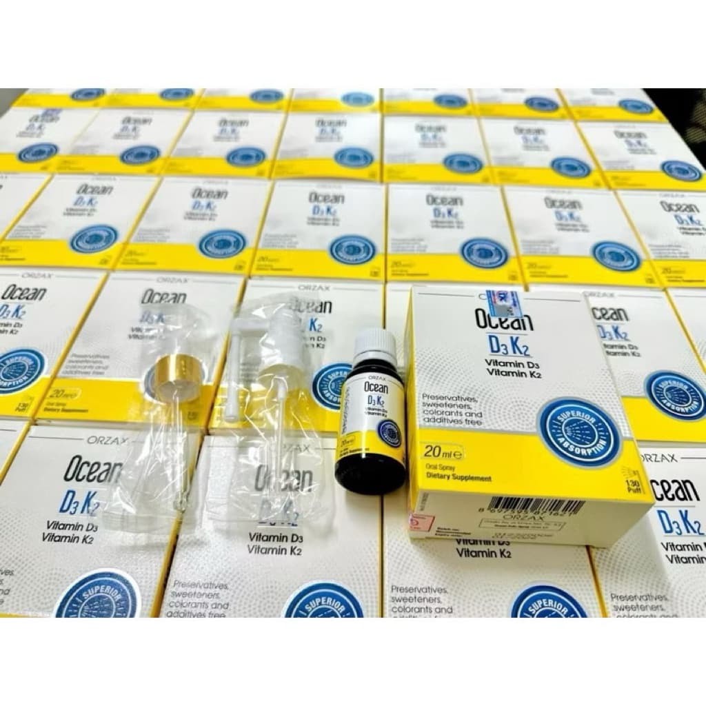 Ocean D3K2 ( hộp 20 ml) giúp xương và răng chắc khỏe,triển chiều cao cho trẻ nhỏ < BUN BUN SHOP