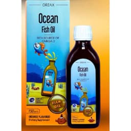 Ocean Fish Oil (Chai 150ml) Omega 3 DHA Dầu Cá Hỗ Trợ Phát Triển Trí Não Thị Giác Cho Bé<BUNBUN SHOP 2