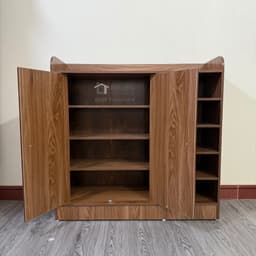 Tủ giày 5 cánh 5 tầng gỗ MDF 120cm – Tủ đựng giày dép thông minh, chống ẩm, gọn gàng hiện đại 9
