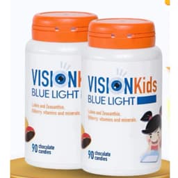 Vision Kids Blue Light,( Lọ 90 Viên Nhai ) Viên sáng mắt ,Ngăn chặn ánh sáng xanh .Kẹo Bổ Mắt<BUNBUN SHOP 1