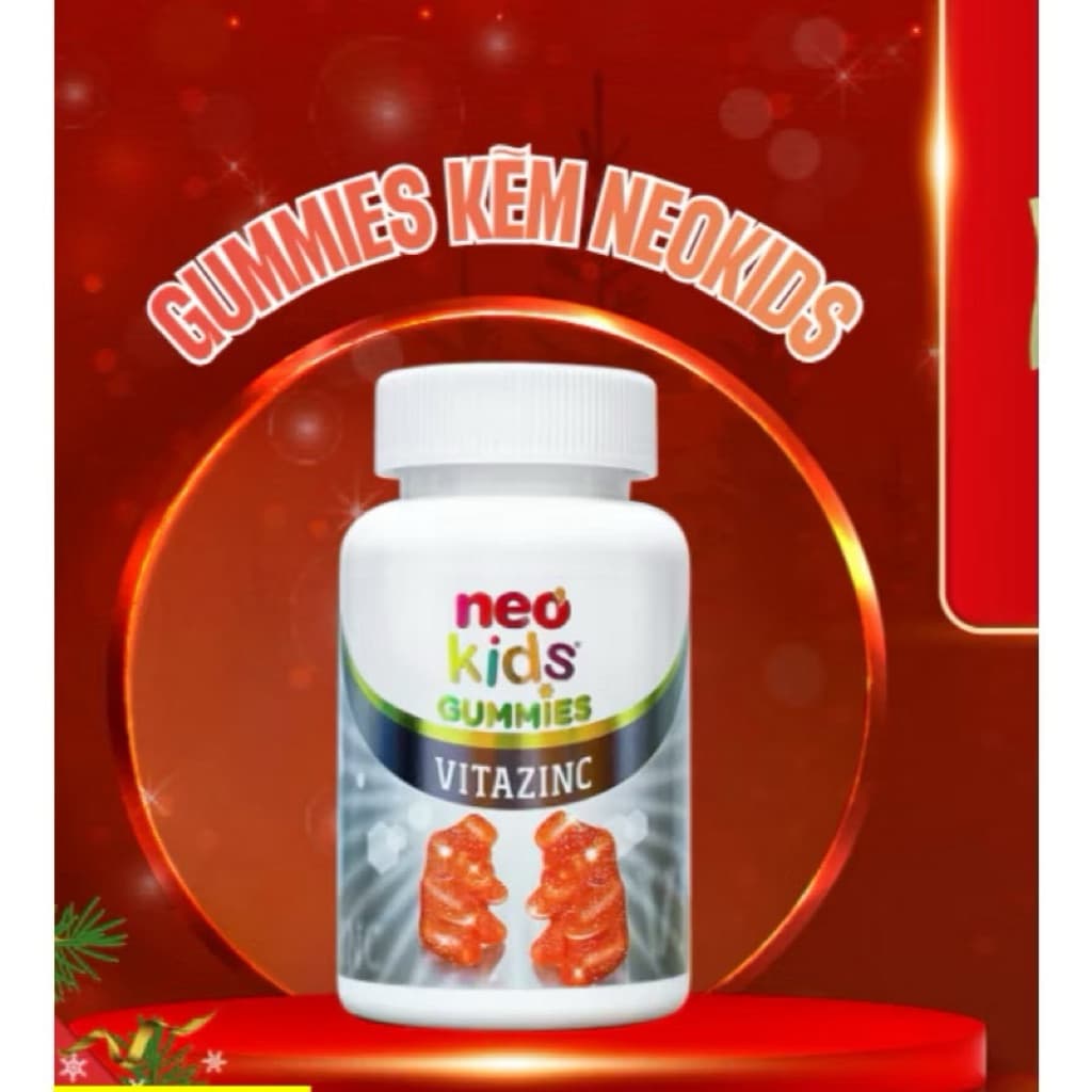 Neo Kids Gummies Kẽm Hữu Cơ  giúp trẻ ăn ngon, tiêu hóa tốt, hỗ trợ tăng đề kháng< BUNBUN SHOP20