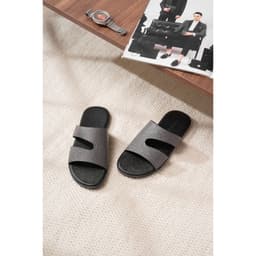 Dép Da Nam Dép Da Bò Cao Cấp BUTUNI Noble S Cut-out Slippers Dép Thời Trang Nam Bảo Hành 12 Tháng 4