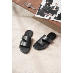 Dép Da Nam Dép Da Bò Cao Cấp BUTUNI Noble S Cut-out Slippers Dép Thời Trang Nam Bảo Hành 12 Tháng 5