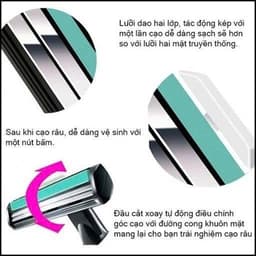 Sét ( 36 - 72 - 108 ) Lưỡi Dao Cạo Râu Tặng kèm 01 cán Dao và Hộp Nhựa Đựng Cán (Tặng Kèm GED) THETUNGGIADUNG 4