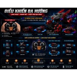 🔥 XE ĐIỀU KHIỂN ĐỊA HÌNH BIẾN HÌNH FOX EXTREME 🔥 3