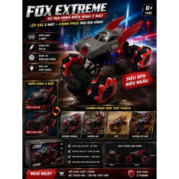 🔥 XE ĐIỀU KHIỂN ĐỊA HÌNH BIẾN HÌNH FOX EXTREME 🔥 1