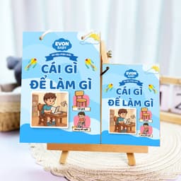 Thẻ Flash EVON BABY dạy bé tập nói - Bộ Câu Hỏi Cho Bé - Cái Gì ? Để Làm Gì ? 9