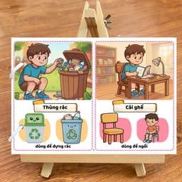 Thẻ Flash EVON BABY dạy bé tập nói - Bộ Câu Hỏi Cho Bé - Cái Gì ? Để Làm Gì ? 8