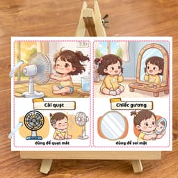 Thẻ Flash EVON BABY dạy bé tập nói - Bộ Câu Hỏi Cho Bé - Cái Gì ? Để Làm Gì ? 5