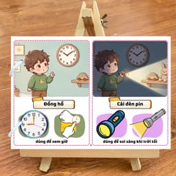 Thẻ Flash EVON BABY dạy bé tập nói - Bộ Câu Hỏi Cho Bé - Cái Gì ? Để Làm Gì ? 7