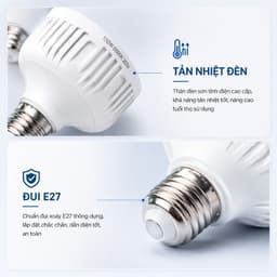 (Combo2) Bóng Đèn 100W Siêu To - Tiết Kiệm Điện , Siêu Sáng , Đui Vít E27 5